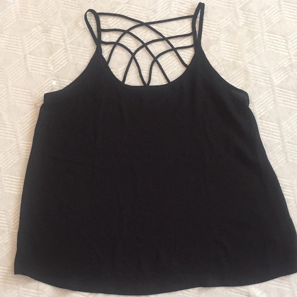 Active USA Black Tank Top